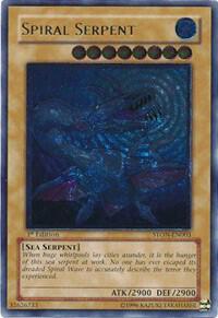 Spiral Serpent [STON-EN003] Ultimate Rare