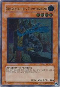 Gravekeeper's Commandant [FOTB-EN015] Ultimate Rare
