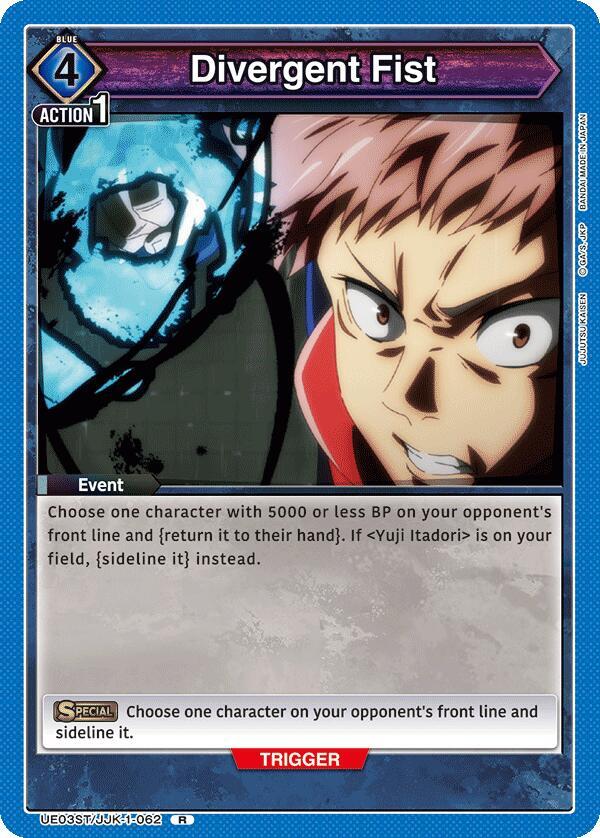 Divergent Fist (UE03ST/JJK-1-062) [UE03ST: Jujutsu Kaisen Starter Deck]
