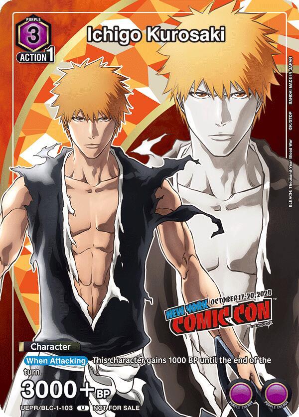 Ichigo Kurosaki (New York Comic Con 2024) (UEPR/BLC-1-103) [Union Arena Promotion Cards]