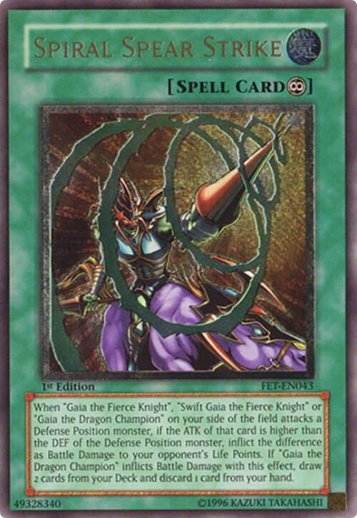 Spiral Spear Strike [FET-EN043] Ultimate Rare