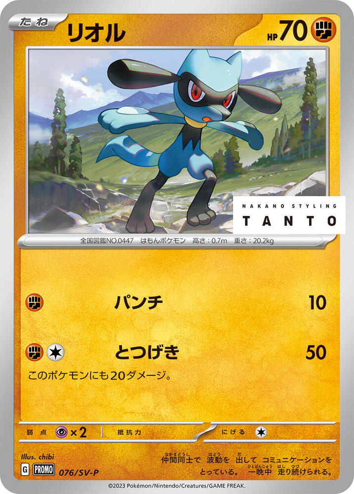 Riolu - 076/SV-P (076/SV-P) [SV-P Promotional Cards] (Japanese)