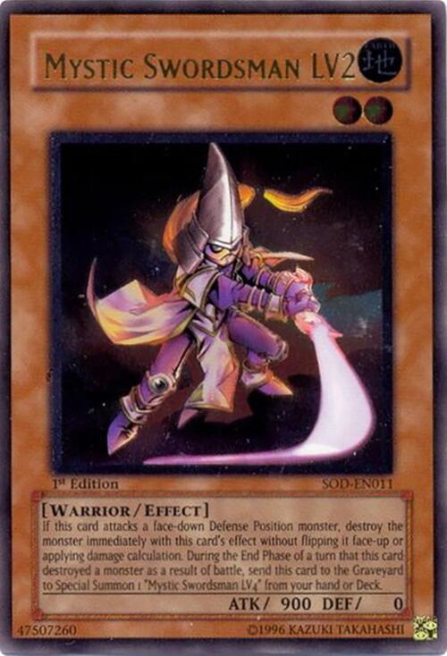 Mystic Swordsman LV2 [SOD-EN011] Ultimate Rare