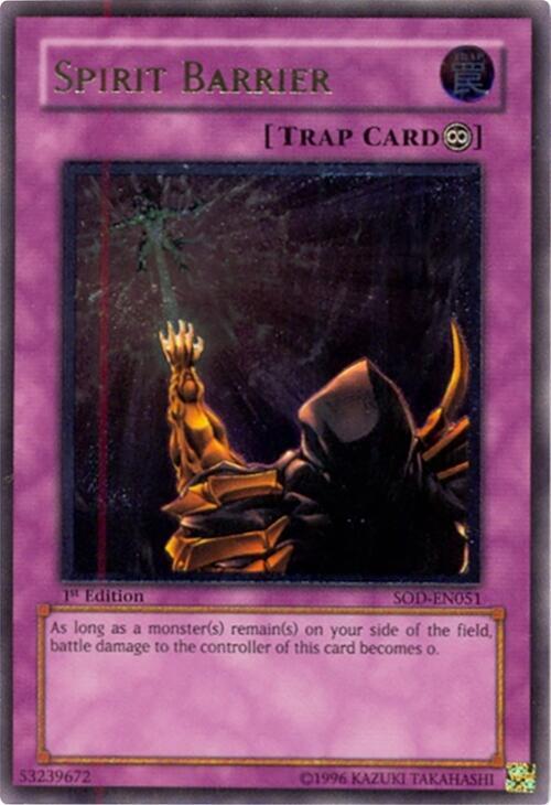 Spirit Barrier [SOD-EN051] Ultimate Rare