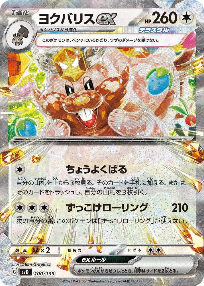 Greedent ex (100/139) [SV: ex Start Decks] (Japanese)
