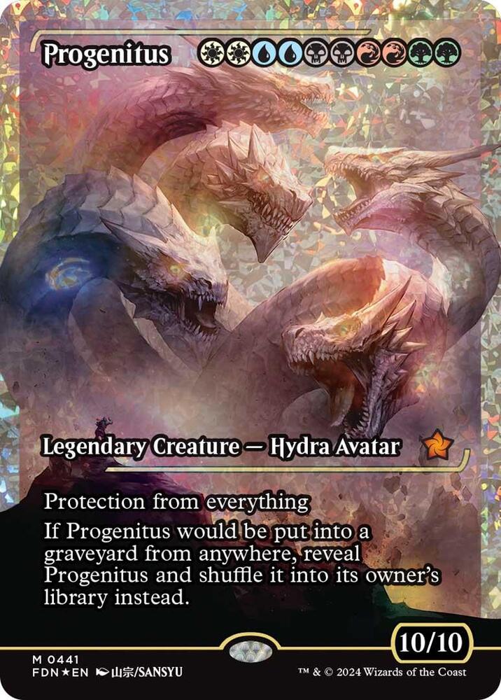 Progenitus (Showcase) (Fracture Foil) (Japanese) [Foundations]
