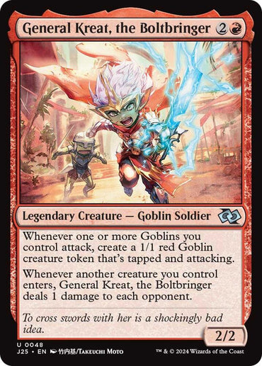 General Kreat, the Boltbringer (Anime) [Foundations Jumpstart]