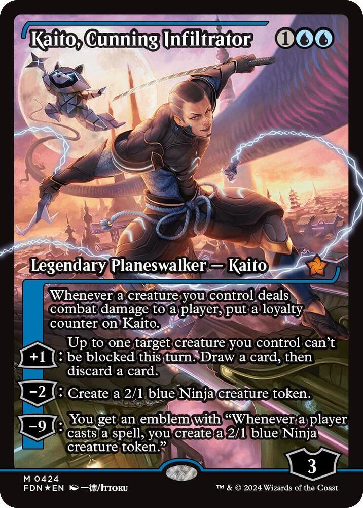 Kaito, Cunning Infiltrator (Showcase) [Foundations]