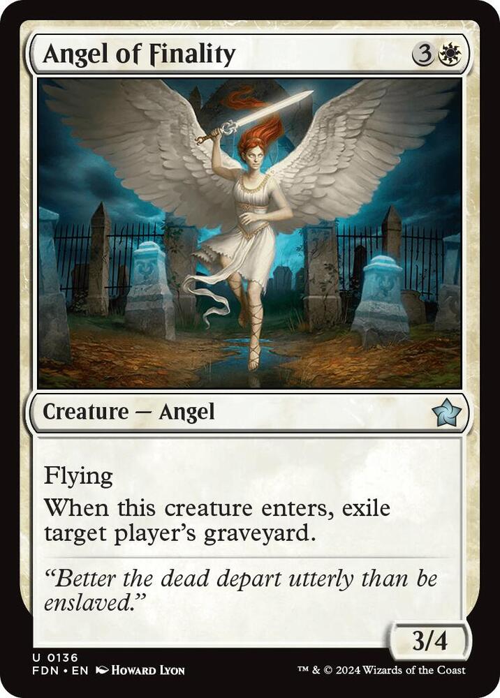 Angel of Finality [Foundations]