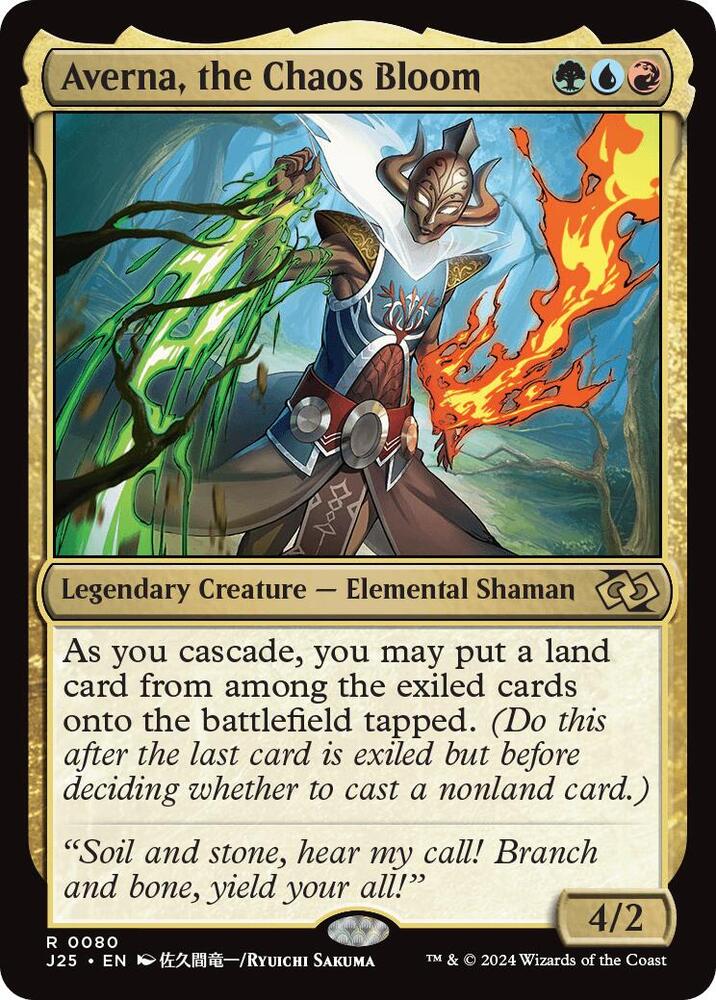 Averna, the Chaos Bloom (Anime) [Foundations Jumpstart]