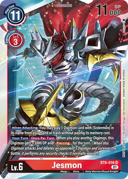 Jesmon [BT6-016] (Event Pack 2) [Double Diamond Promos]
