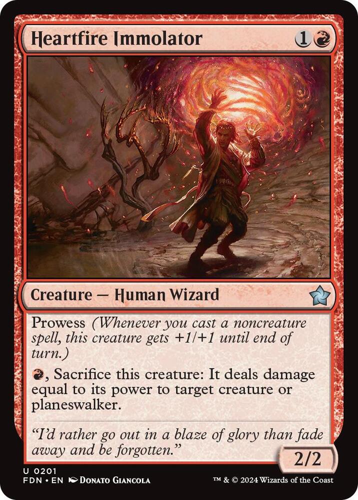 Heartfire Immolator [Foundations]