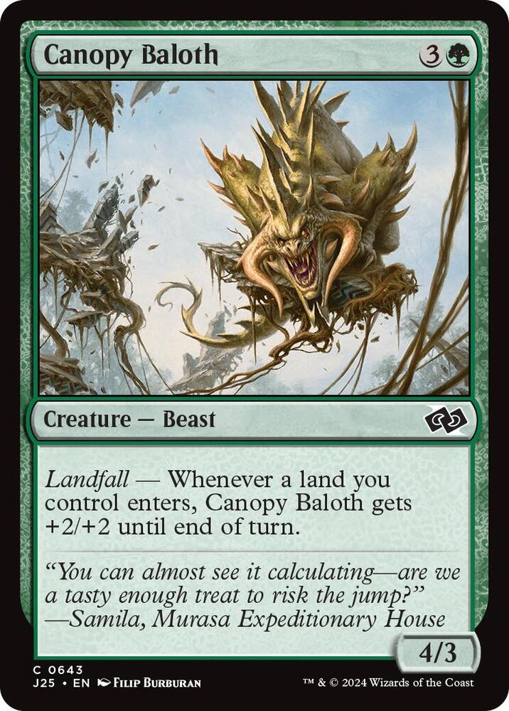 Canopy Baloth [Foundations Jumpstart]