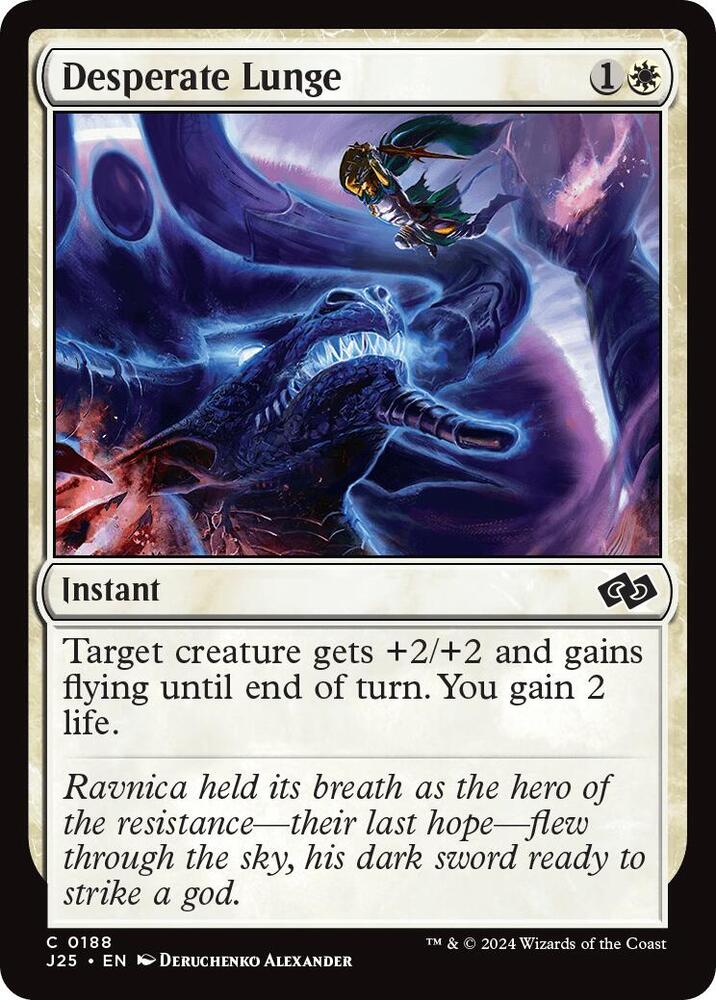 Desperate Lunge [Foundations Jumpstart]