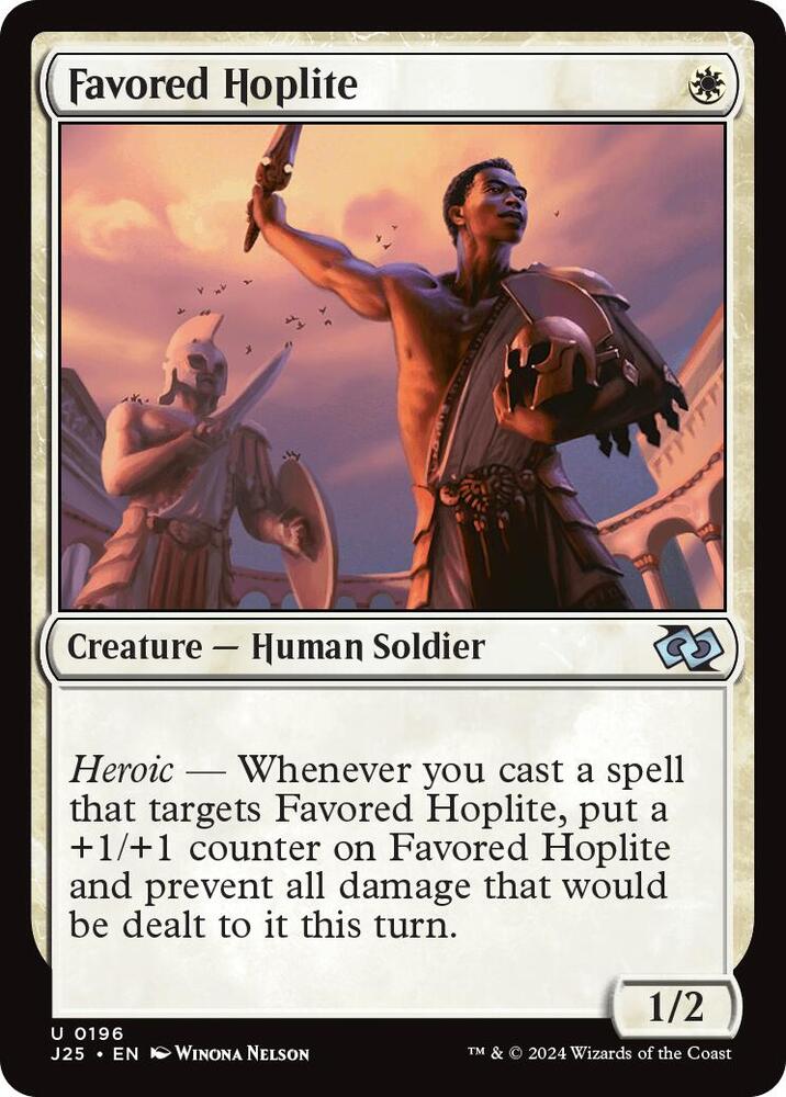 Favored Hoplite [Foundations Jumpstart]