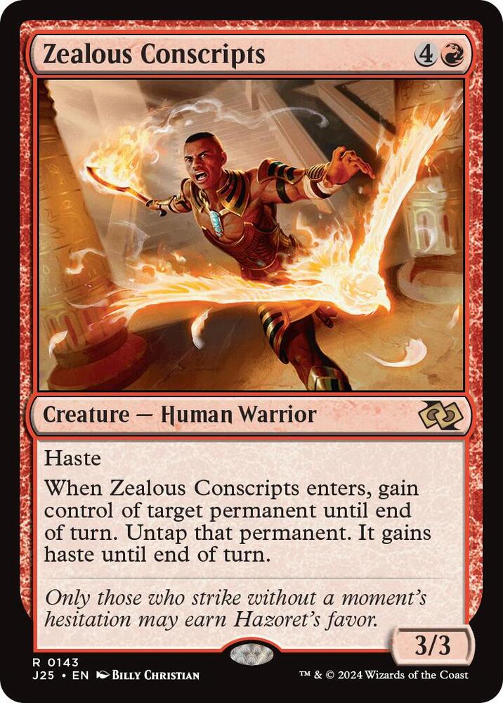 Zealous Conscripts [Foundations Jumpstart]
