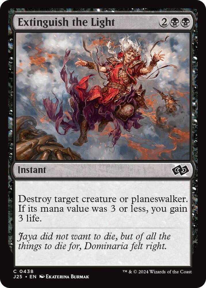 Extinguish the Light [Foundations Jumpstart]