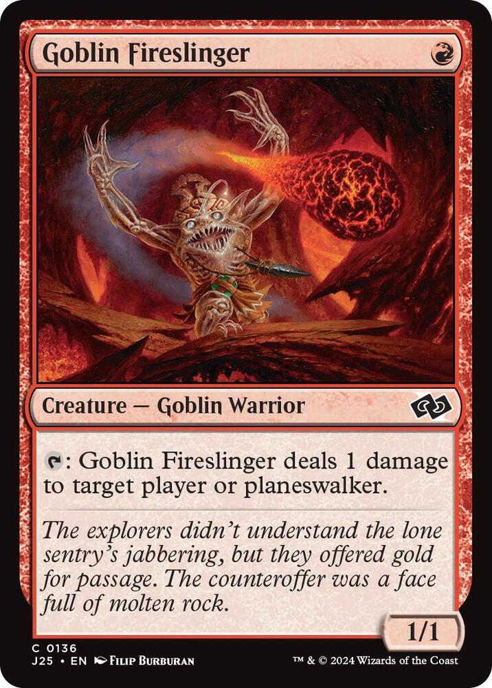 Goblin Fireslinger [Foundations Jumpstart]