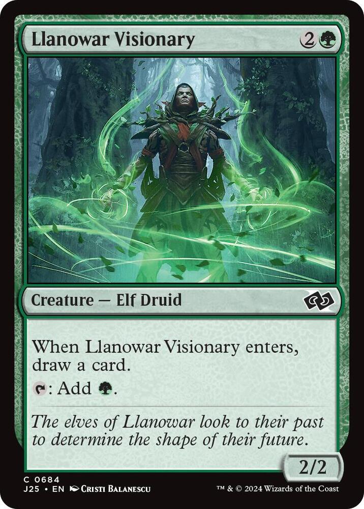 Llanowar Visionary [Foundations Jumpstart]