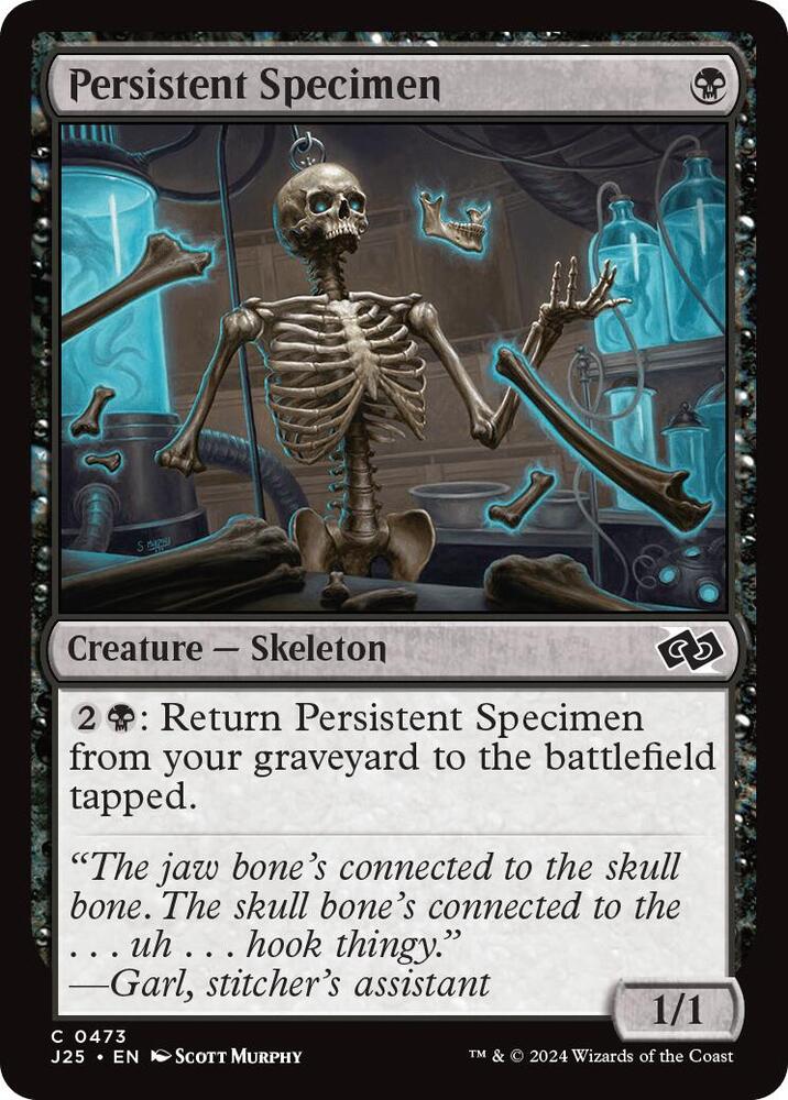Persistent Specimen [Foundations Jumpstart]