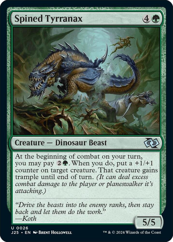 Spined Tyrranax [Foundations Jumpstart]