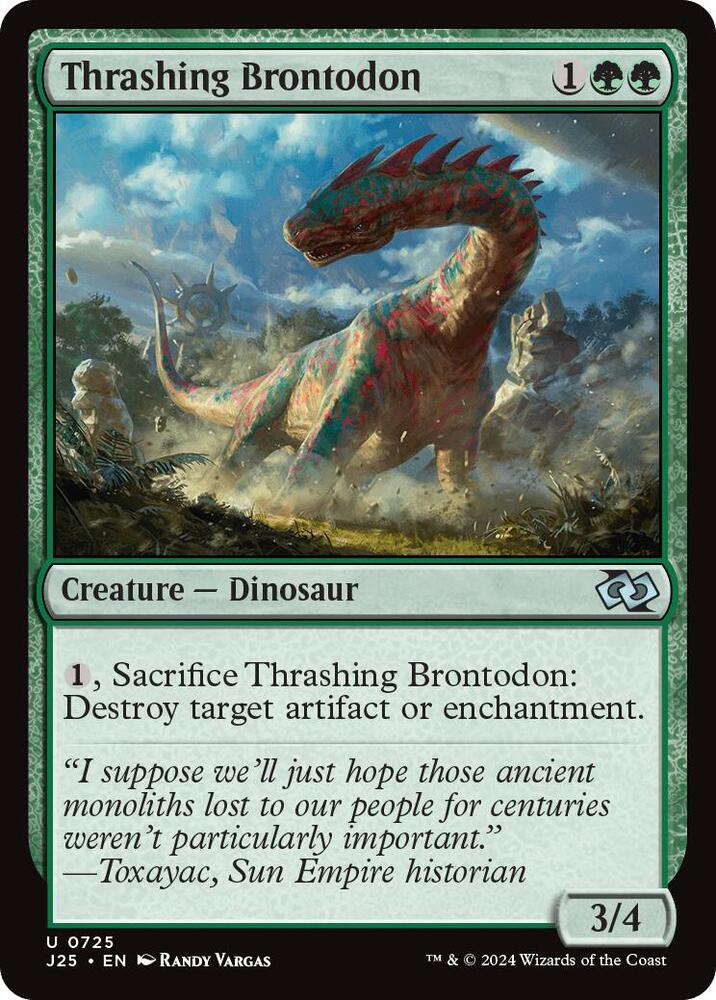 Thrashing Brontodon [Foundations Jumpstart]