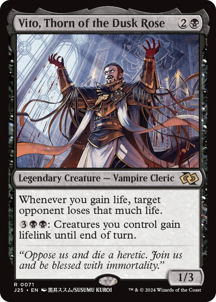 Vito, Thorn of the Dusk Rose (Anime) [Foundations Jumpstart]