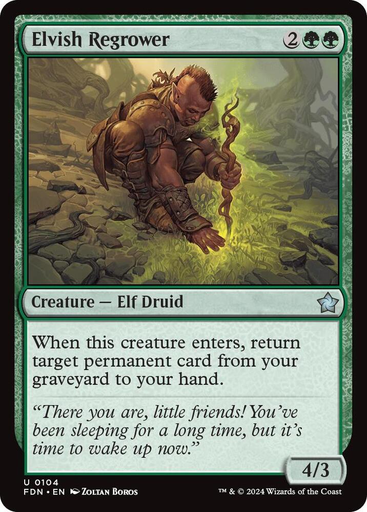 Elvish Regrower [Foundations]