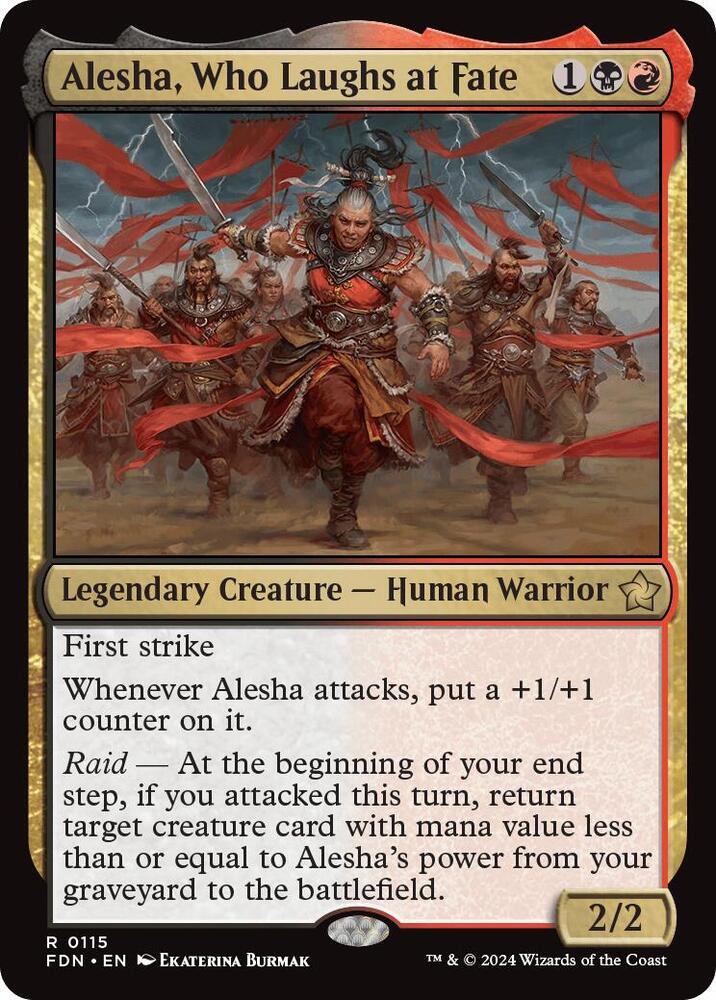 Alesha, Who Laughs at Fate [Foundations]