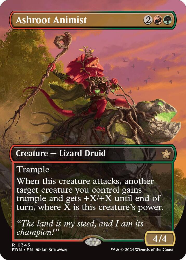 Ashroot Animist (Borderless) [Foundations]