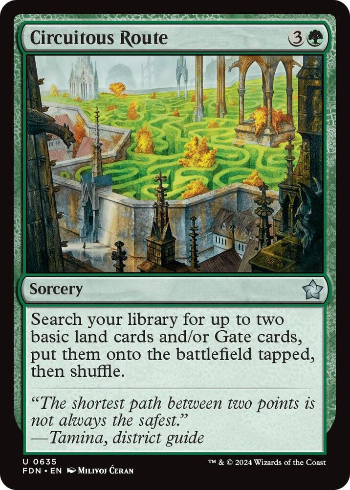 Circuitous Route [Foundations]