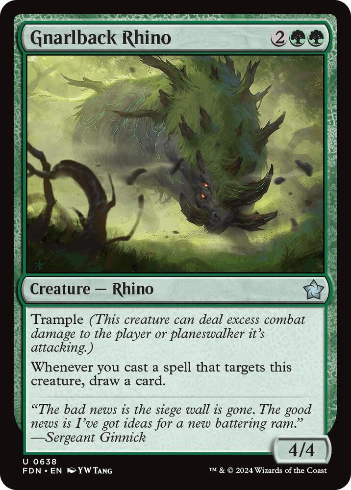 Gnarlback Rhino [Foundations]