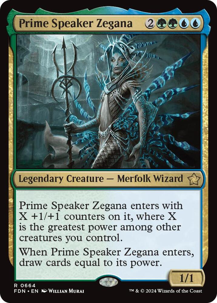 Prime Speaker Zegana [Foundations]