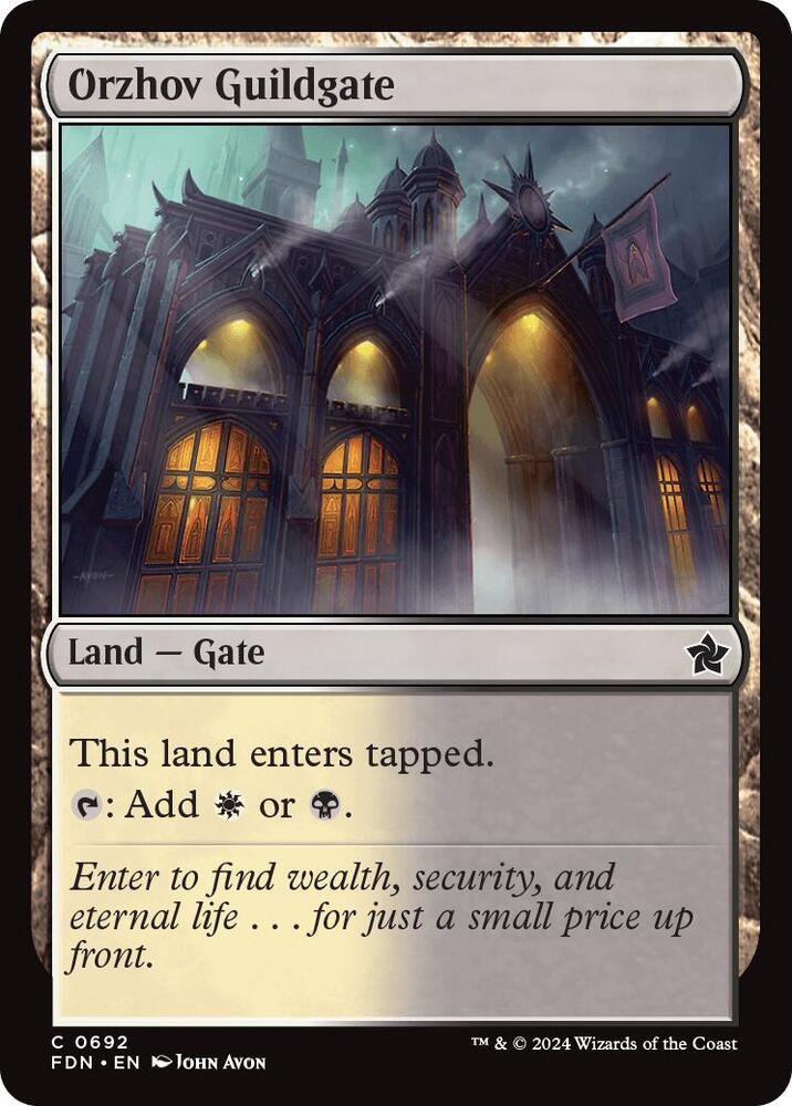 Orzhov Guildgate [Foundations]