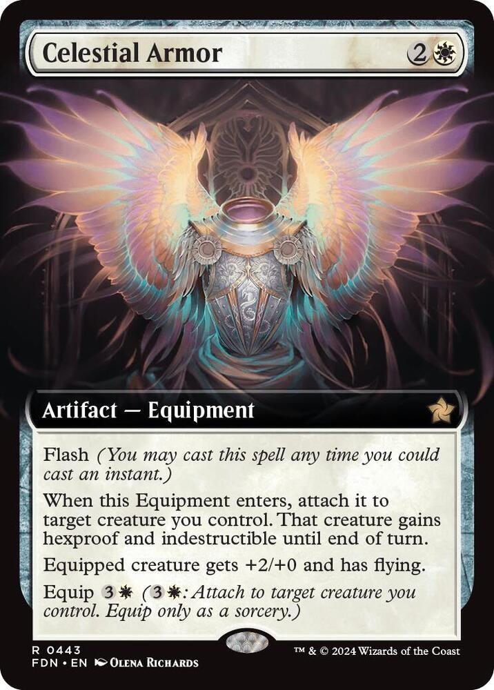 Celestial Armor (Extended Art) [Foundations]