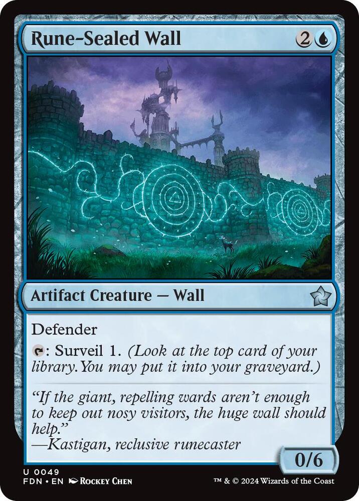 Rune-Sealed Wall [Foundations]