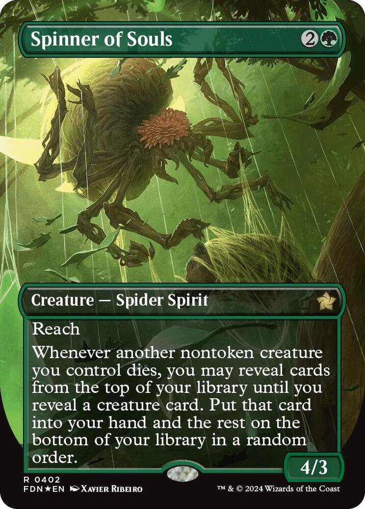 Spinner of Souls (Borderless) (Mana Foil) [Foundations]