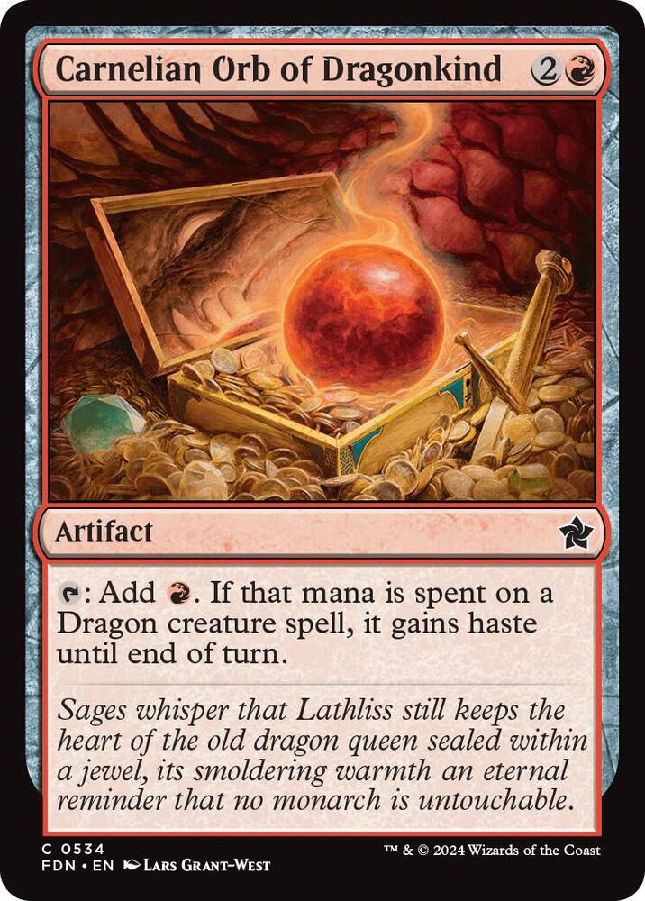 Carnelian Orb of Dragonkind [Foundations]