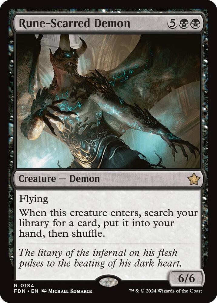 Rune-Scarred Demon [Foundations]