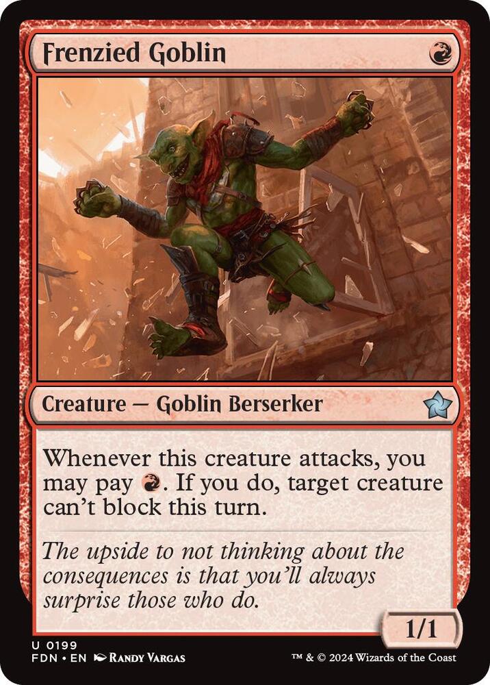Frenzied Goblin [Foundations]