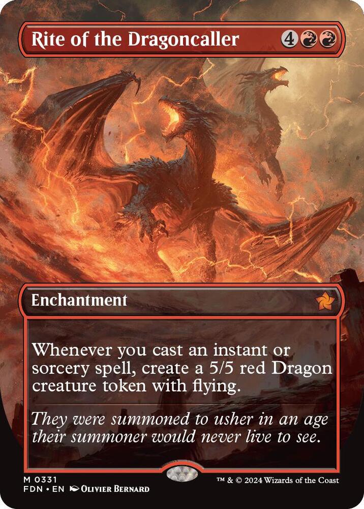 Rite of the Dragoncaller (Borderless) [Foundations]