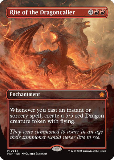 Rite of the Dragoncaller (Borderless) [Foundations]