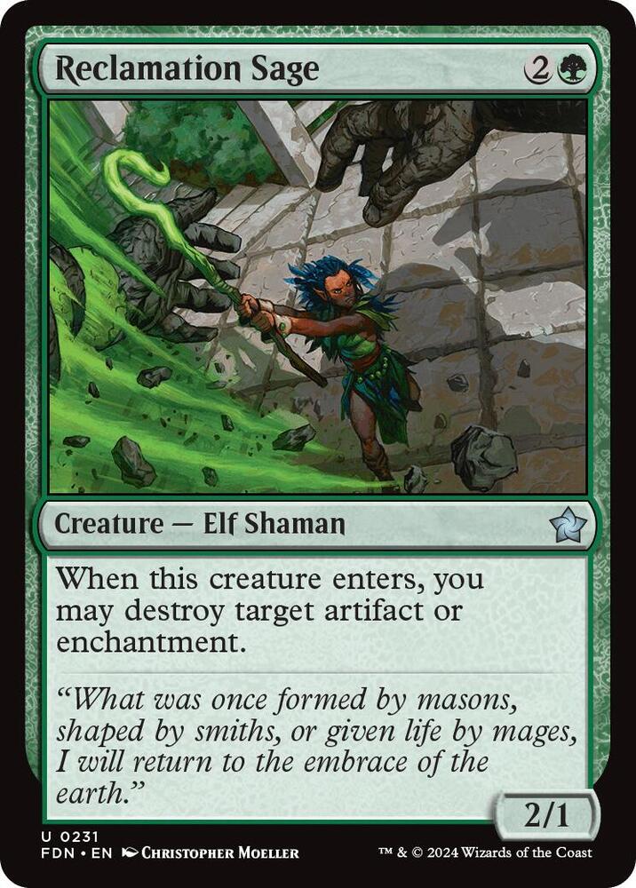 Reclamation Sage [Foundations]