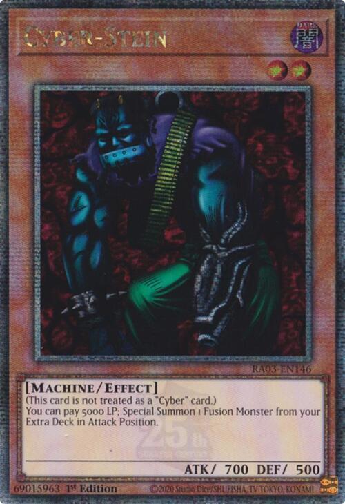 Cyber-Stein (Quarter Century Secret Rare) [RA03-EN146] Quarter Century Secret Rare
