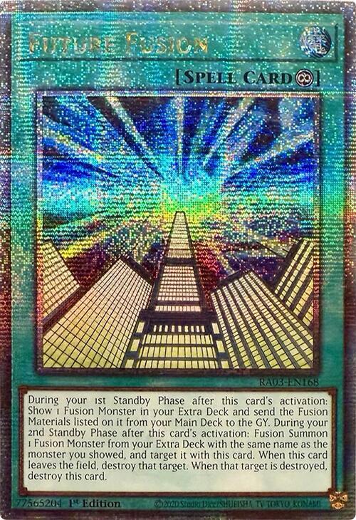 Future Fusion (Quarter Century Secret Rare) [RA03-EN168] Quarter Century Secret Rare