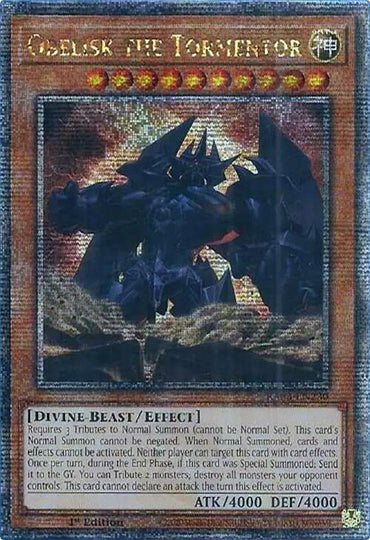 Obelisk the Tormentor (Quarter Century Secret Rare) [RA03-EN230] Quarter Century Secret Rare