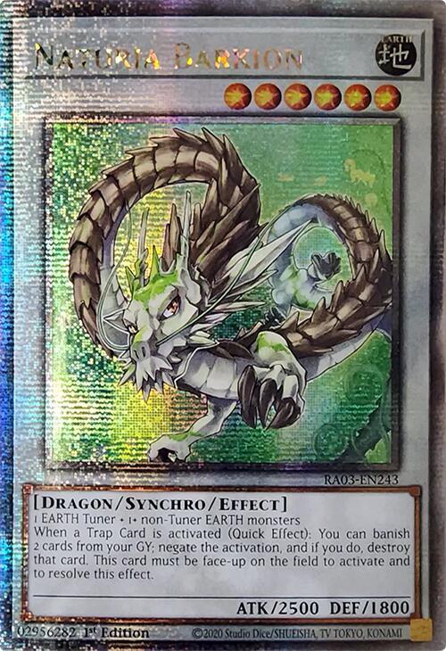 Naturia Barkion (Quarter Century Secret Rare) [RA03-EN243] Quarter Century Secret Rare
