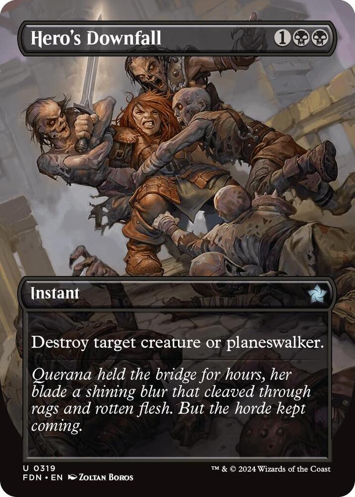 Hero's Downfall (Borderless) [Foundations]