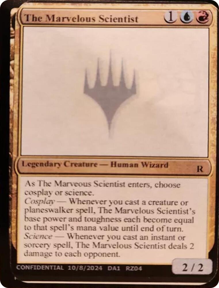 The Marvelous Scientist [Unknown Event]