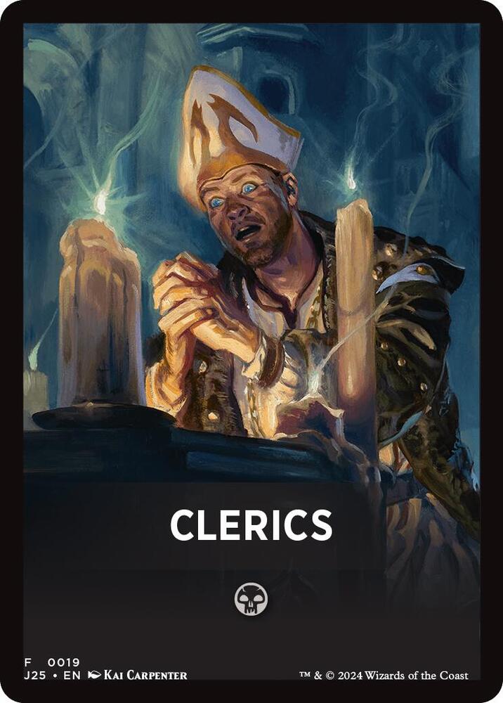 Clerics Theme Card [Foundations Jumpstart Front Cards]